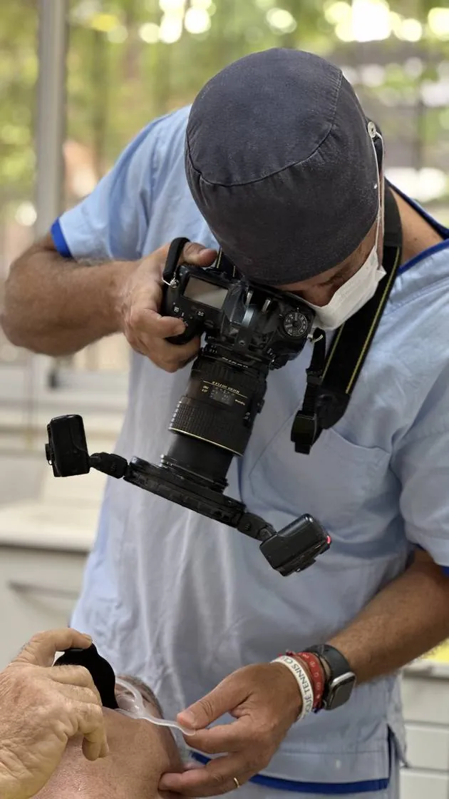 Registro fotográfico del caso antes de empezar